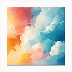 Abstract Of Clouds Canvas Print