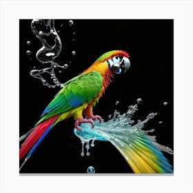 Colorful Parrot Canvas Print