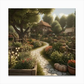 Default Default Vintage Gardens For Defferent Seasons Aestethi 3 (1) Canvas Print