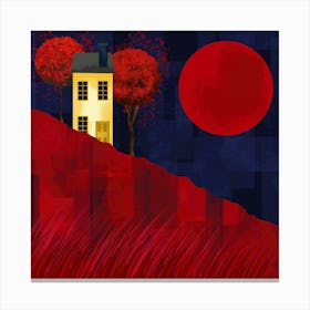 The House on Strawberry Hill Canvas Print