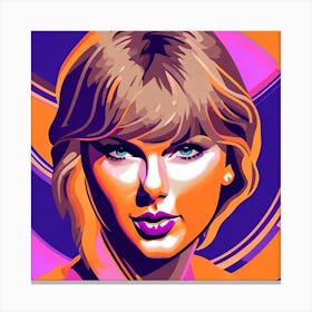 Taylor Swift, Stare _Vector Canvas Print