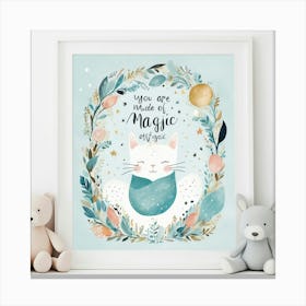 Default You Are Made Of Magic Nursery Art Print 3 Canvas Print