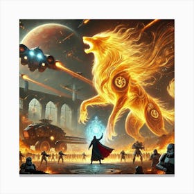 Ignis Luporum Episode 6 Scene Canvas Print