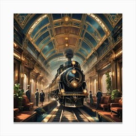 Train Station 3 Canvas Print