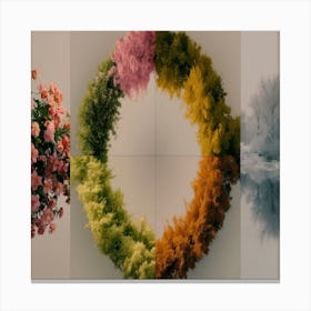 The Four Seasons of Nature Canvas Print