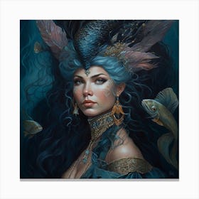 Mermaid 5 Canvas Print