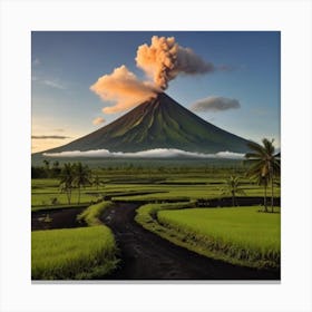 Philippines Volcano 1 Canvas Print