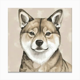 Shiba Inu 50 Canvas Print