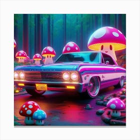 Mushroom Forest Canvas Print