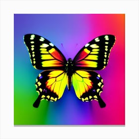 Rainbow Butterfly 6 Canvas Print