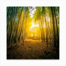 Firefly Enchanted Twilight Glow In Bamboo Forest 97902 Canvas Print