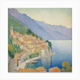 Malcesine Am Gardasee 1913 Gustav Klimt Art Print 0 Canvas Print