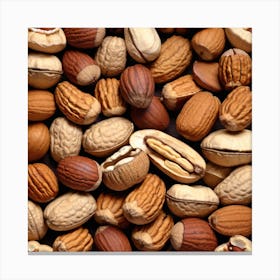 Nuts And Seeds 3 Canvas Print