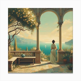 'The Balcony' Canvas Print