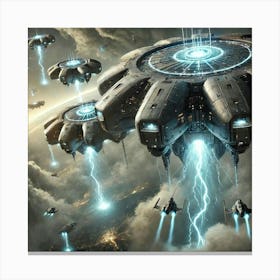 Nimbus Patrol Cruisers Recon Systems Canvas Print