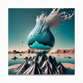 Water Drop Canvas Print