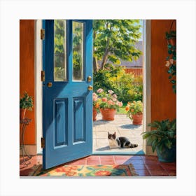 Blue Door 4 Canvas Print