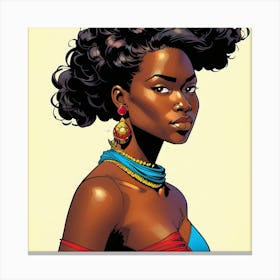 African American Woman Canvas Print