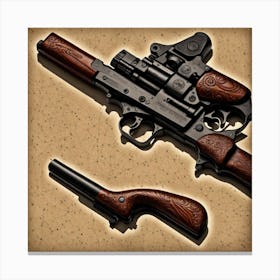 Pistol And Revolver Canvas Print