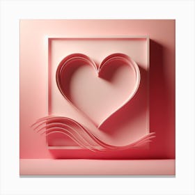 Heart Valentine's Day 1 Canvas Print