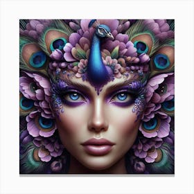 Peacock Beauty Canvas Print