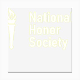 National Honor Society Scholastic Torch Canvas Print