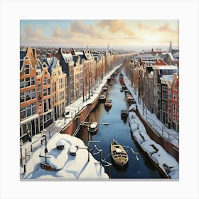 Amsterdam Canal 9 Canvas Print