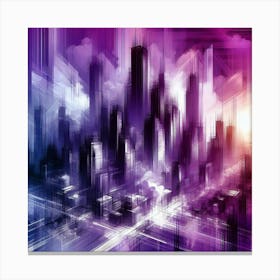 Abstract Cityscape 35 Canvas Print