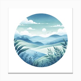 Landscape Painting Canvas Print