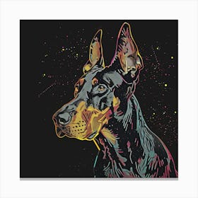 Doberman Canvas Print