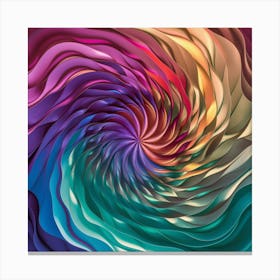 Abstract Spiral Background 3 Canvas Print