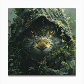 Cat In The Woods 2 Canvas Print