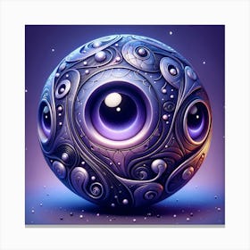 Eyeball Sphere Canvas Print