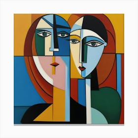 Two Women 6 Canvas Print