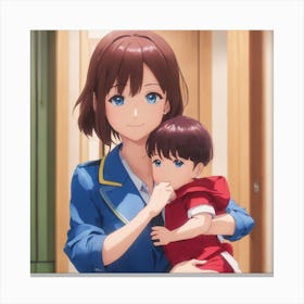 Mother care Canvas Print