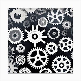 Cogs And Gears 7 Canvas Print