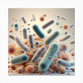 Bacteria Stock Videos & Royalty-Free Footage Canvas Print