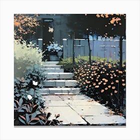 Garden Path Canvas Print