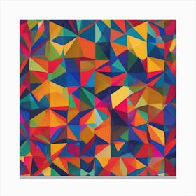 Abstract Geometric Patterns" - Abstract geometric patterns and artworks, perfect for interior decor and contemporary art enthusiasts Canvas Print