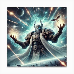 Commander Celestus Celestial Command Canvas Print