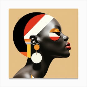 Bauhaus Kenyan Woman 04 Canvas Print