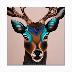 Pretty Deer Canvas Print