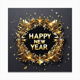 Happy New Year 117 Canvas Print