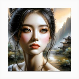 Exotic Beauty Artwork 201 Canvas Print