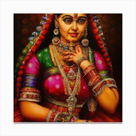 Indian Painting Canvas Print