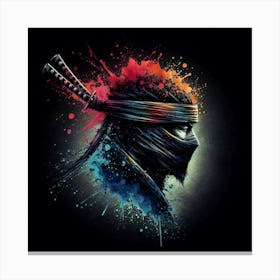 Ninja Warrior 1 Canvas Print