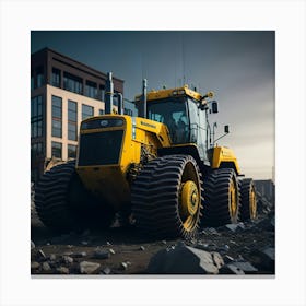 Buldozer Building (16) Canvas Print