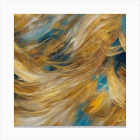 Feathers In The Wind Canvas Print