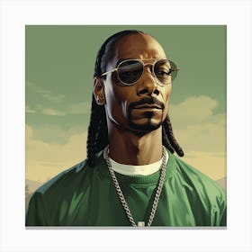 GTA Style Snoop Dogg Canvas Print