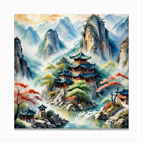 Hidden Temple Canvas Print